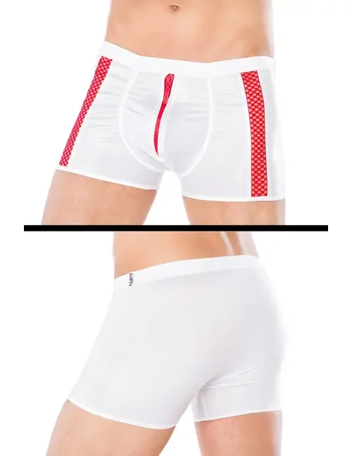 Boxershort MC/9056 weiß/rot