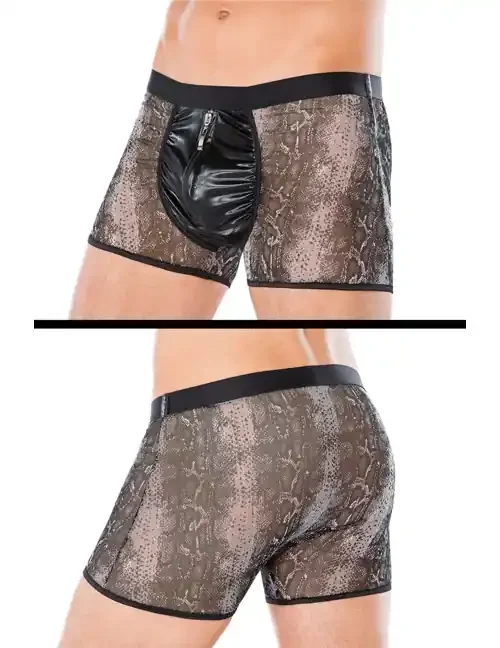 Boxershorts MC/9095 grau/schwarz