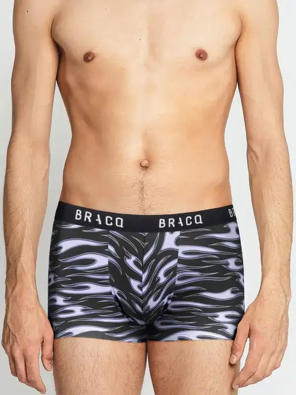 Bracq Burning Man Short Boxer, lila/schwarz