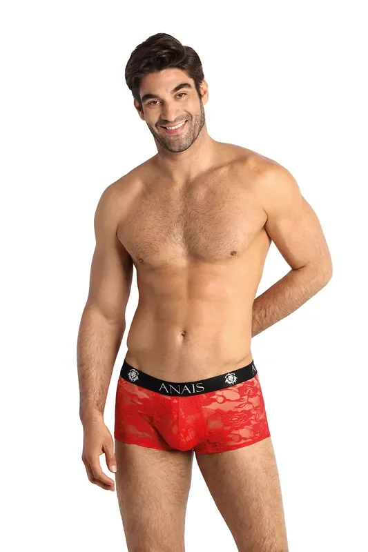 Brave Boxer Shorts aus Spitze in Rot