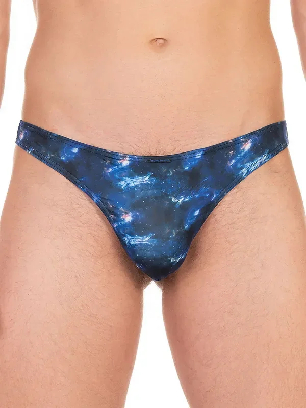 Bruno Banani Space Raver String, schwarz/blau