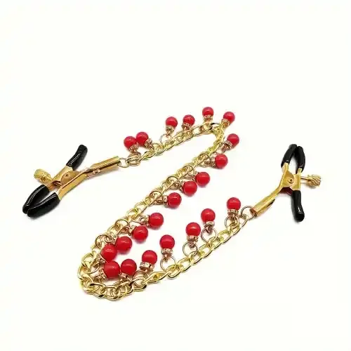 Brustklammer mit Kette