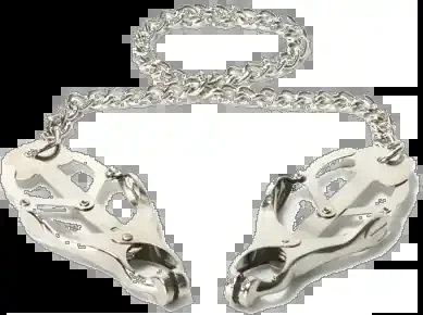 Brustklammer mit Kette