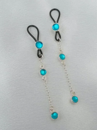 Brustschmuck Kristall-silberfarben