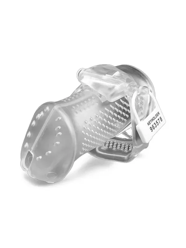BRUTUS Airmesh Chastity Cage Keuschheitskäfig, transparent