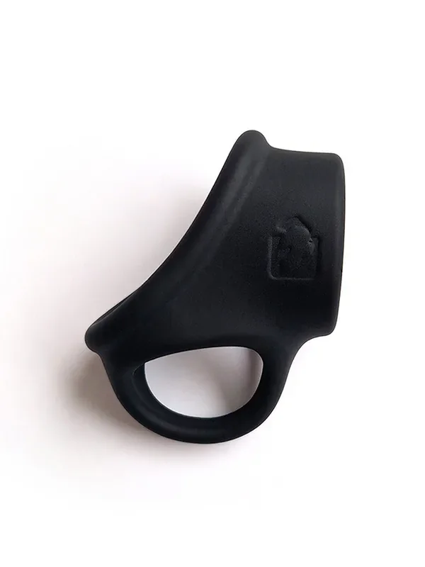 BRUTUS Ball Splitter Hypersoft Cocksling Penis- & Hodenring, schwarz