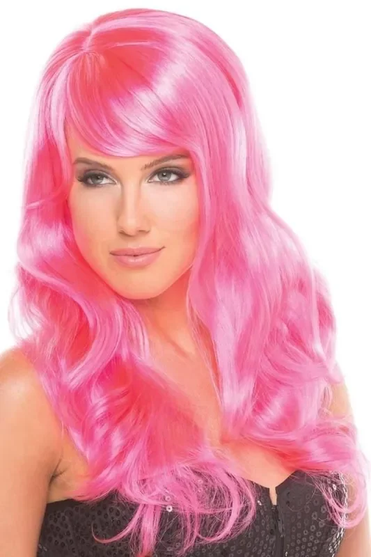 Burlesque-Perücke – Rosa