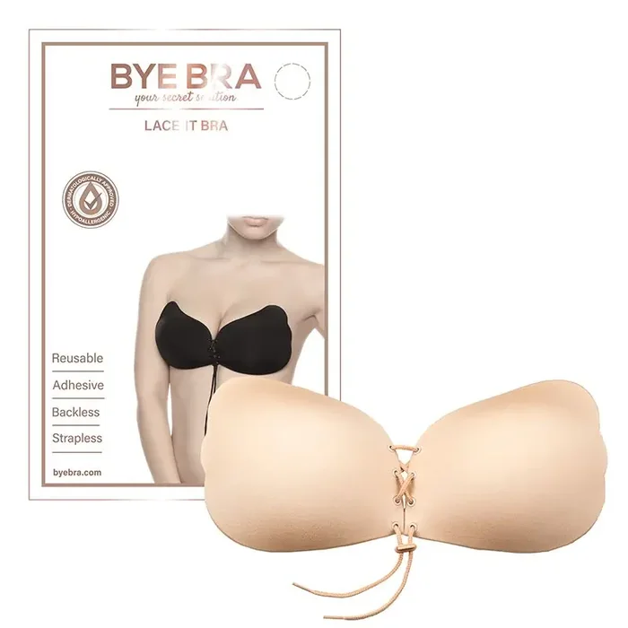 Bye Bra – Lace-It Bra Cup A Nude