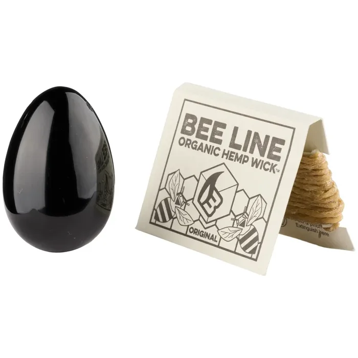 Chakrubs Yoni Egg Xaga Schwarzer Obsidian
