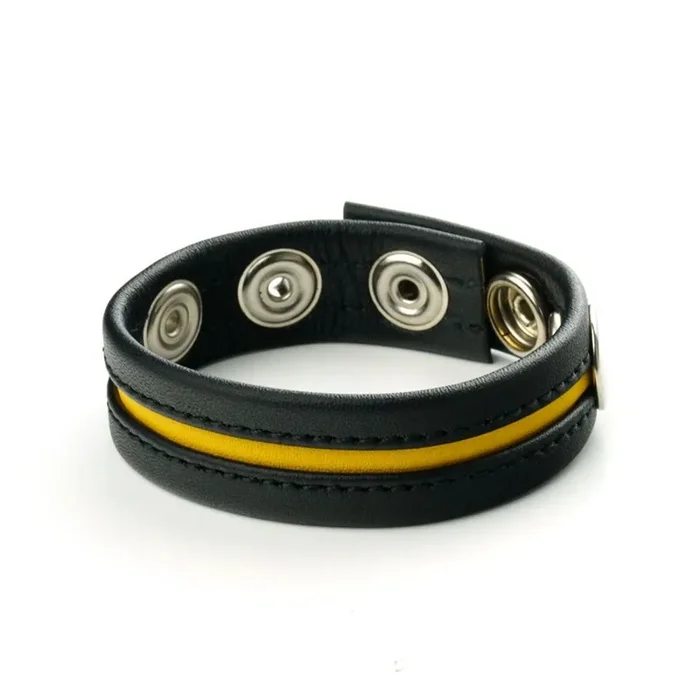 Cock Strap – Black/Yellow