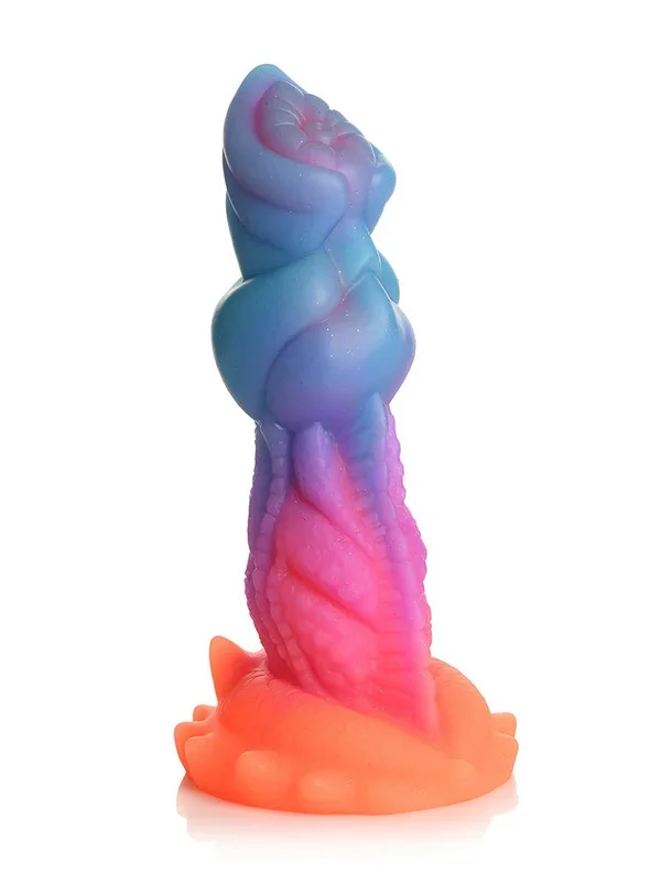 Creature Cocks Aqua Cock: Seemonster-Dildo, glow-in-the-dark/bunt