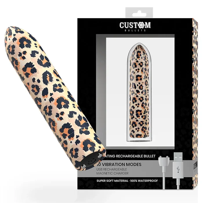 Custom Bullets Vibrator Leopardenlook