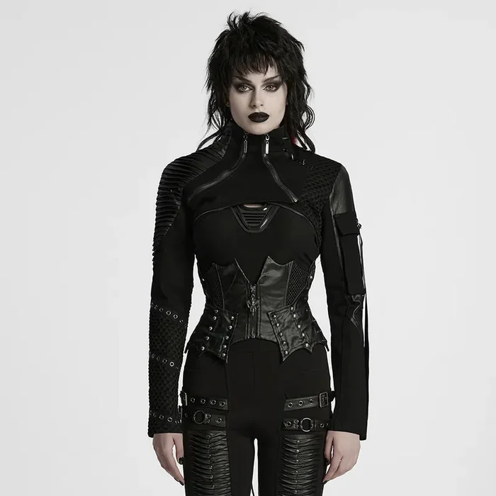 Dark Punk/Cyberpunk Bolero Shrug (Grösse XXXXL)