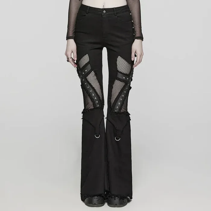Dark Punk Hose mit Nietendetails