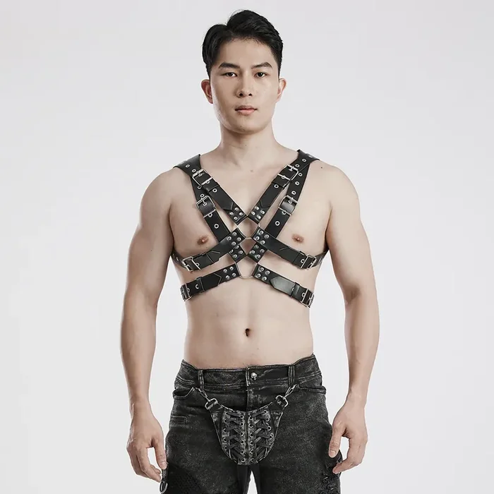Dark-Punk-inspirierter Brust-Harness