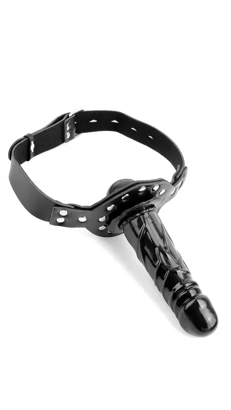 Deluxe Balknebel mit Dildo