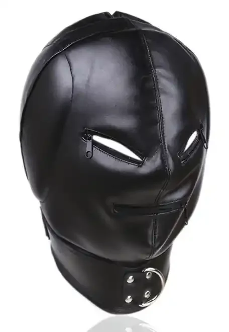 Dickere Ohrenkappe Schwarz Faux