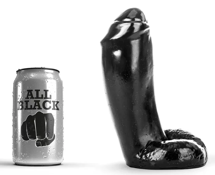 Dildo AB46 Big Bird All Black 15 x 6cm