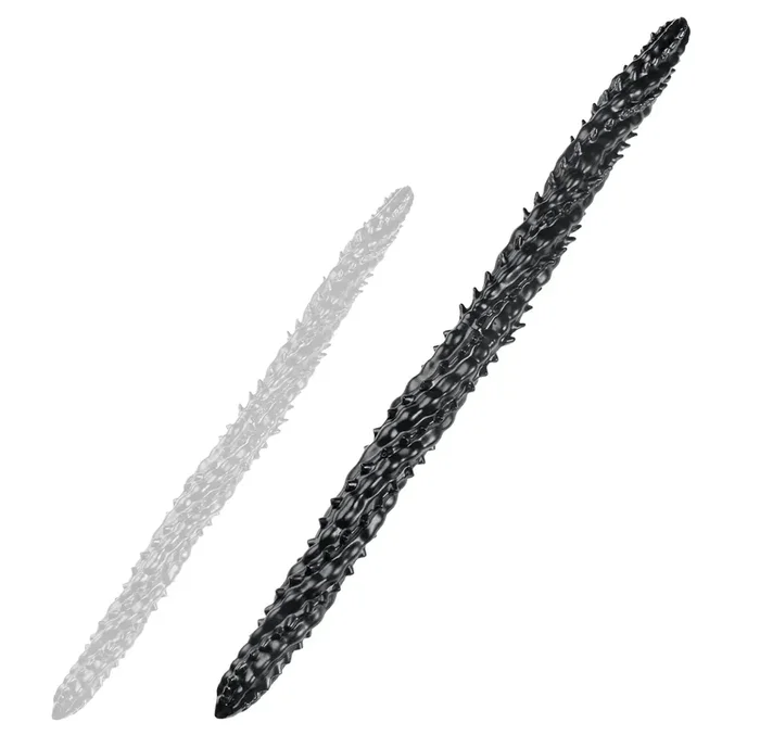 Dildo Big Silur 80 x 6.5cm Schwarz