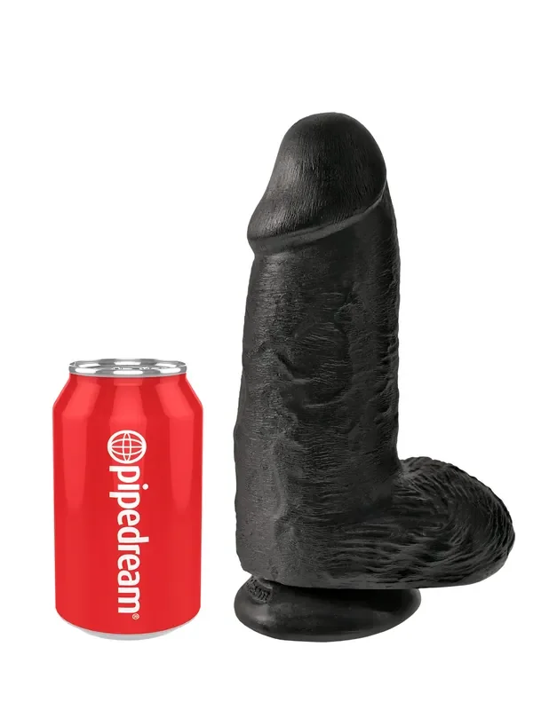 Dildo Chubby schwarz 18 x 7,6cm