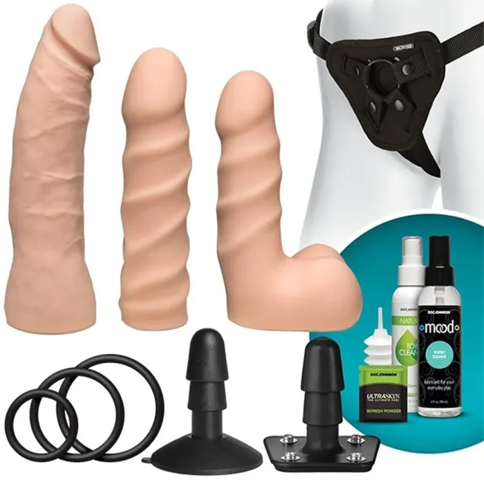 Doc Johnson – VacULock Dual Density Starter Set – Vanille