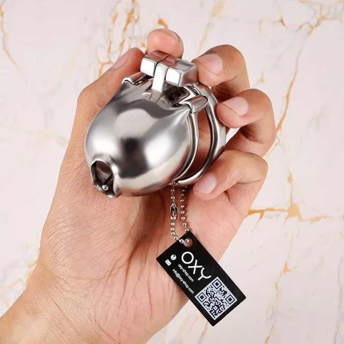 Dominion PA – Custom Steel Chastity Cage with Integrated PA Lock