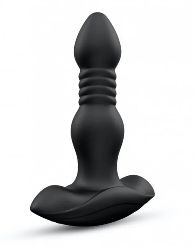 Dorcel – Deep Stormer – Vibrierender Plug mit Fernbedienung – Schwarz