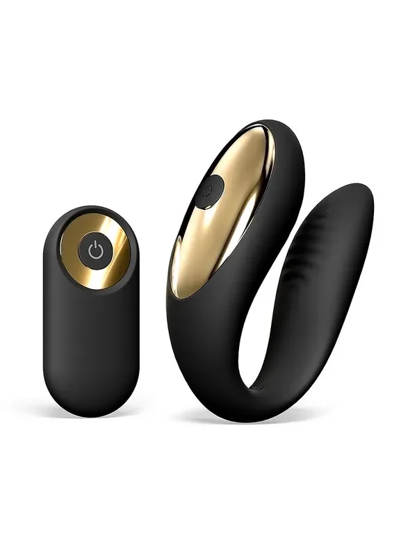 Dorcel Perfect Lover C-Vibrator, schwarz/gold