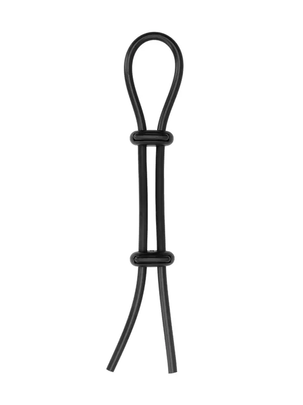 Double Stretch Booster Penisschlaufe, schwarz