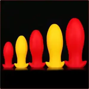 Drachen-Ei Butt Plug (Grösse L, Farbe Gelb)