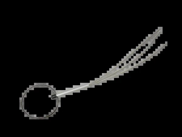 Drahtseil PEITSCHE -Triple Pain- 5 mm Gummiüberzogen mit Alu Griff