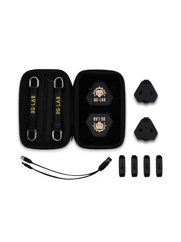 Dungeon Lab PawPrints Wireless Buttons Elektrosex Sensoren, schwarz