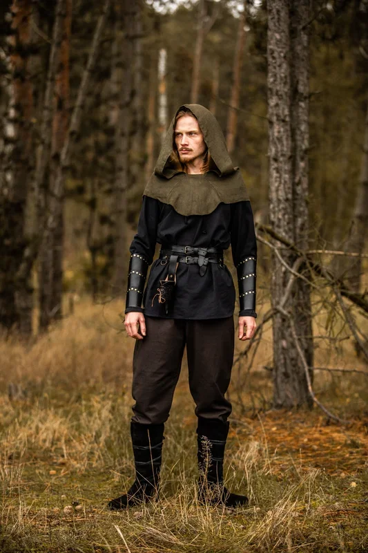 Dunkelbraune Mittelalter Hose