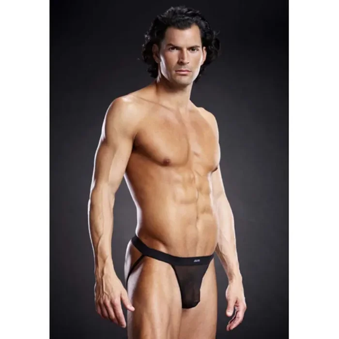 Durchsichtiger Schwarzer Jock Strap