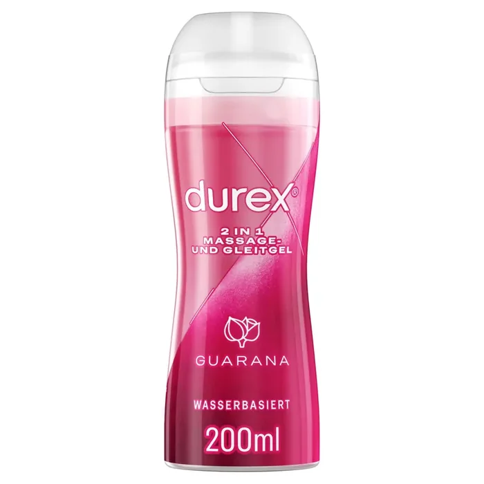 Durex 2in1 Massage- & Gleitgel Guarana – 200 ml
