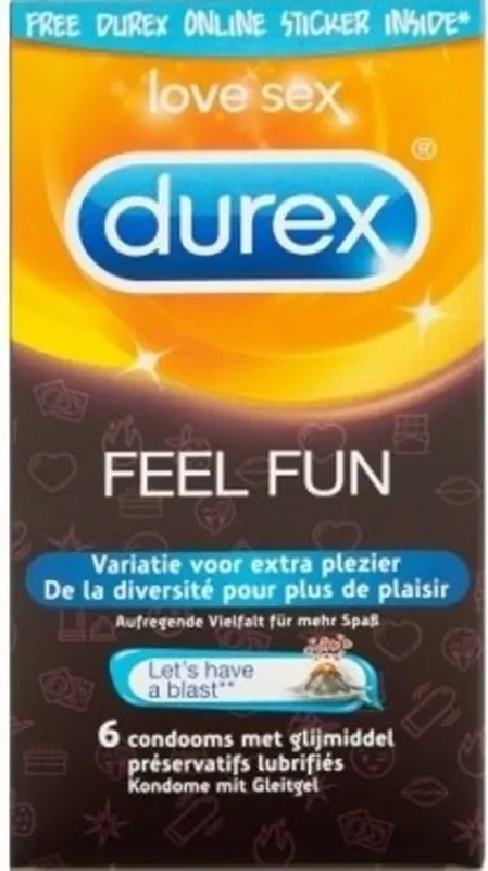 Durex Emoji Feel Fun Kondome – 6 Stück