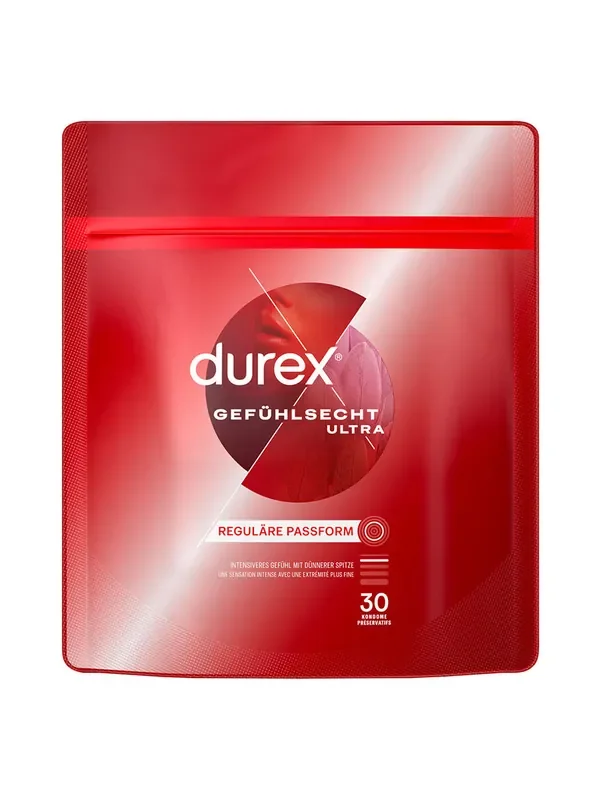 Durex Gefühlsecht Ultra Kondome 30er Pack