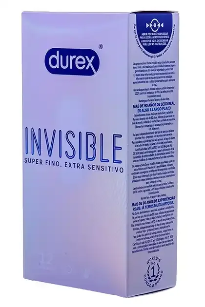 Durex Invisible Dünne Kondome x12