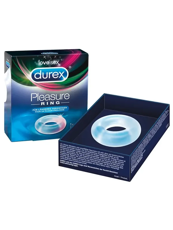 Durex Pleasure Ring Penisring, transparent