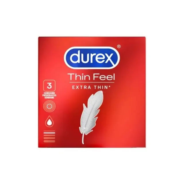 Durex Thin Feel Extra Thin – 3 Stück
