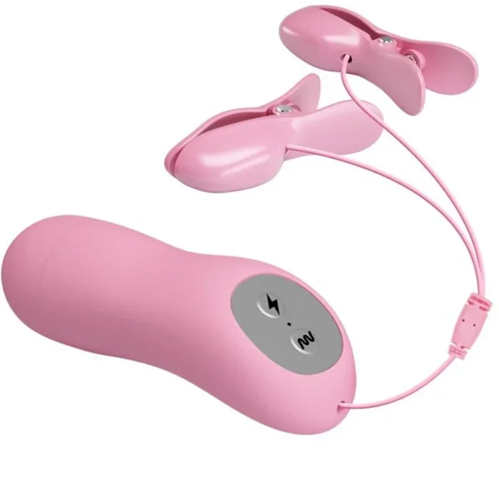 E-Stim Nippelklammer „Romantic Wave“ mit Vibration