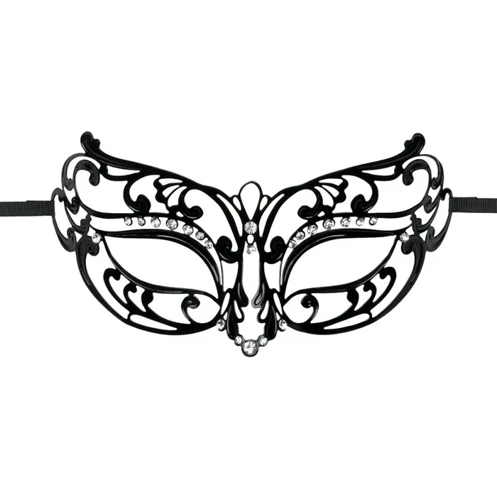 EasyToys – Durchbrochene Maske aus Metall in Schwarz