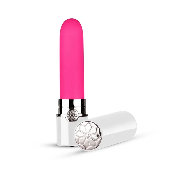 EasyToys Lippenstift Vibrator – weiß/pink