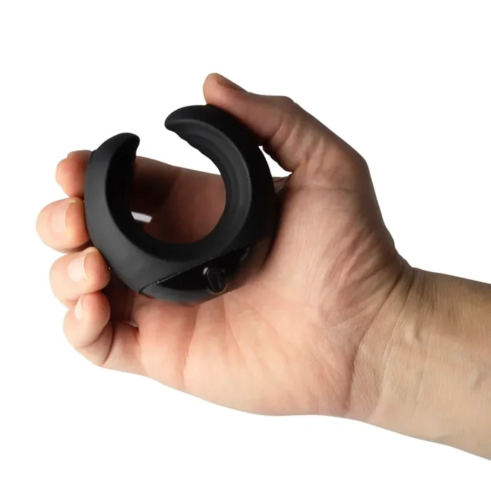 Echo – Vibrierender C-förmiger Masturbator – Schwarz