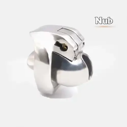 Edelstahl-Keuschheitskäfig Nub