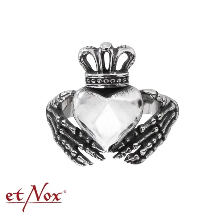 Edelstahl-Ring – Claddagh