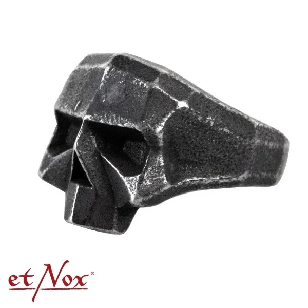 Edelstahlring ‚Dirty Skull‘