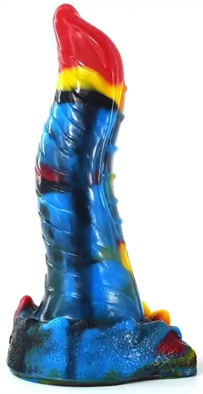 Eidechsen-Dildo 20 x 5cm Mehrfarbig