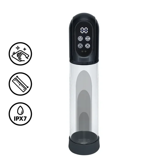 Engage – Automatische wasserdichte Penis-Pumpe und Masturbator – Gun Metal