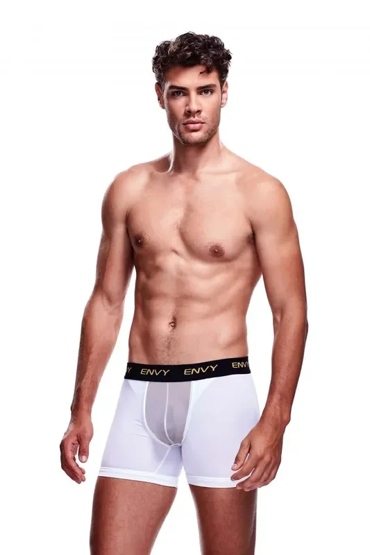 Envy Transparente Herrenshorts – Weiß